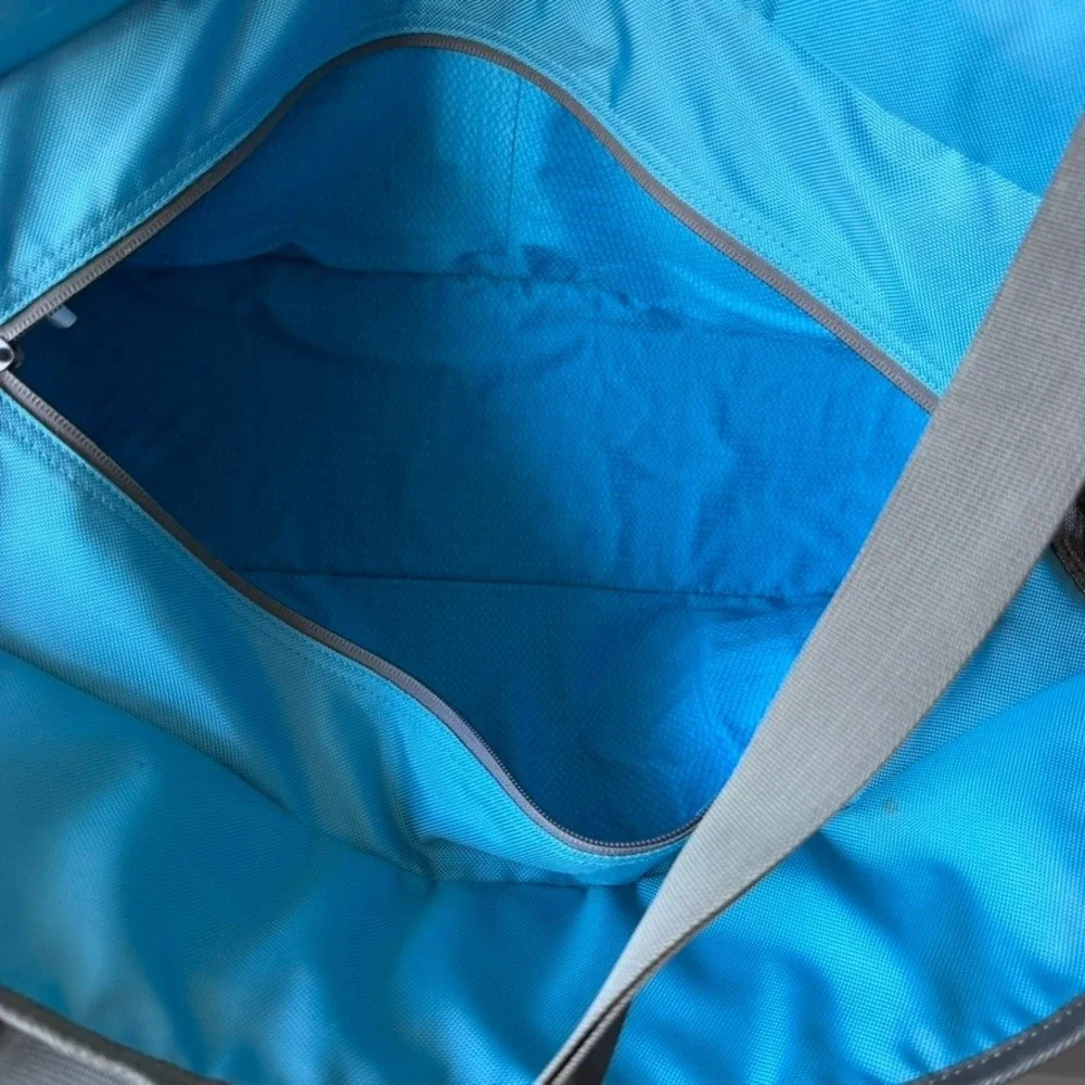 Timbuk2 Messenger Bag Grey Teal Laptop Crossbody Commuter Shoulder Bag